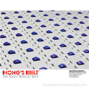 The Beverage Industry Modular Belt (HS-800-1C) with Roller